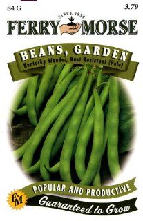 Ferry Morse 405 Bean Seeds, Kentucky Wonder Pole (84 Gram Packet) (Discontinued by Manufacturer)  Bean Plants  Patio, Lawn & Garden