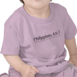 Read the Bible Philippians 46 7 T shirt