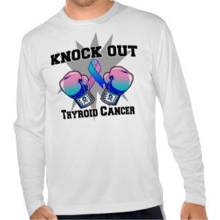 Knock Out Thyroid Cancer Tees