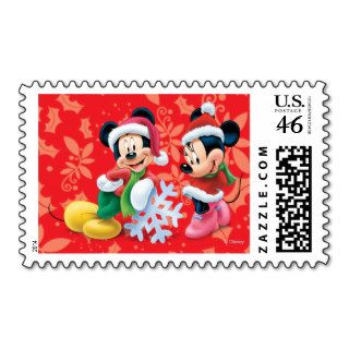 Disney Holiday Mickey and Minnie Postage