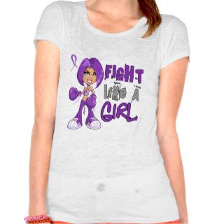 Fight Like a Girl Epilepsy 42.8.png Tshirt