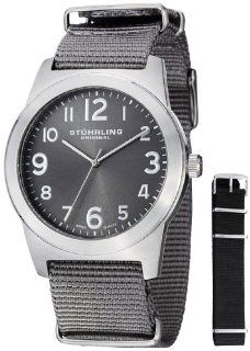 Stuhrling Original Men's 409.SET.02 "Tuskegee Contrail" Watch with Two Interchangeable Straps Watches