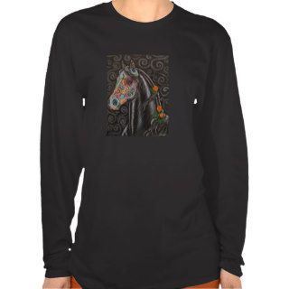 Day of the Dead Horse Tee Shirt