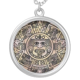 Mayan 2012 Prophesy Calendar Necklace