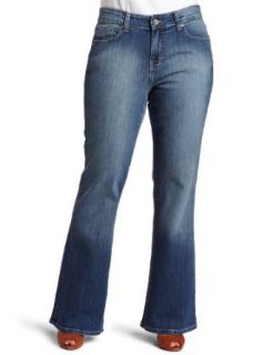 Calvin Klein Jeans Women's Plus Size Flare Jean, Thallium, 22x30