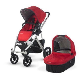 UPPAbaby Vista Stroller, Red/Denny  Pram Strollers  Baby