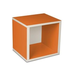Way Basics Eco 12.8 in. Orange Storage Cube BS 285 340 320 OE