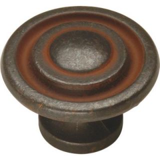 Hickory Hardware Manchester 1 3/8 in. Rustic Iron Cabinet Knob P2011 RI