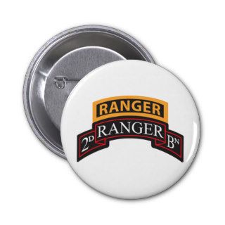 2nd Ranger Bn Scroll, Ranger Tab Pinback Buttons