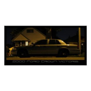 2000 Ford Crown Victoria P71 Poster
