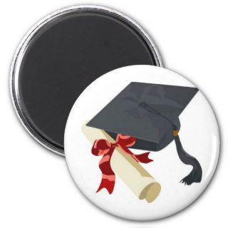 Graduation Cap & Diploma Magnets
