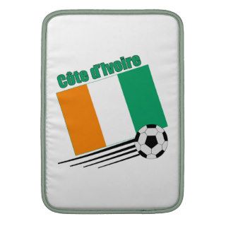 Cote d'Ivoire Soccer Team MacBook Sleeves