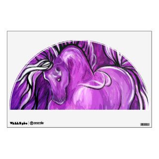 Purple Horse Wall Wall Graphic