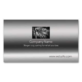 Fine Art   Beyond The Pale on metallic effect Business Card Templates