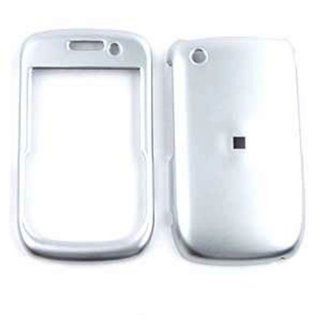 Blackberry Curve 8520 8530 9300 Silver Glossy Case Accessory Snap on Protector Cell Phones & Accessories