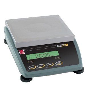 Ohaus Ranger RD12LSW Washdown Compact Bench Scales, 26.46 lb/423.30 oz/12 kg/12000gm/0.012t Capacity