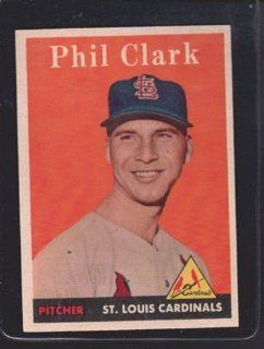 1958 TOPPS #423 PHIL CLARK EXMT+ Sports Collectibles