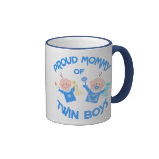 Twin's Mom Mother's Day Twin Boys Coffee Mug