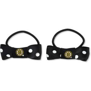 Boston Bruins Little Earth Bow Pigtail Holders