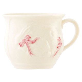 Belleek 4019 Bunny Baby Cup, Pink   Mugs