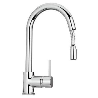 La Toscana Elba Single Handle Pull Down Sprayer Kitchen Faucet in Chrome 78CR591LFTS