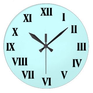 Roman Numerals Clock with Customizable Background