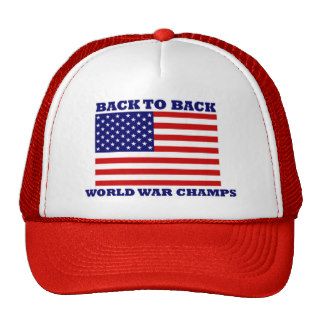Back to Back World War Champs Snapback Trucker Hat