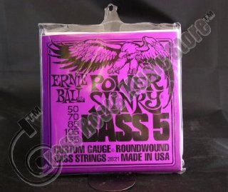 Bulk 6 Sets Ernie Ball 5 String Power Slinky (50 135) Gauge Electric Bass Guitar Strings 2821 