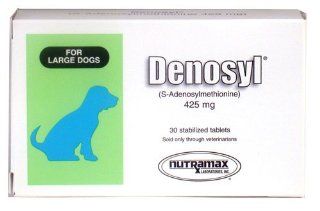 Nutramax Denosyl for Dogs, 425mg   30 Count  Pet Antioxidant Nutritional Supplements 