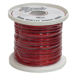 Pyramid RPR425 4 Gauge Power Wire 25 feet OFC (Clear Red)  Vehicle Amplifier Power And Ground Cables 