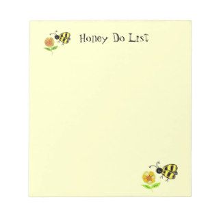 Busy Bumble Bees Honey Do List Memo Pads