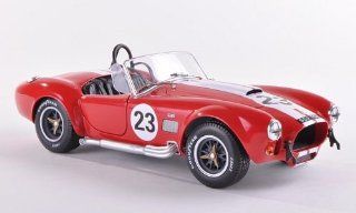 Ac Cobra 427, No.23, red with white stripes , 1965, Model Car, Ready made, Solido 118 Solido Toys & Games