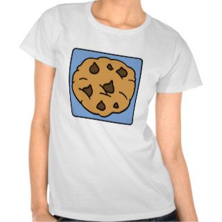 Cartoon Clip Art Chocolate Chip Cookie Dessert Shirt