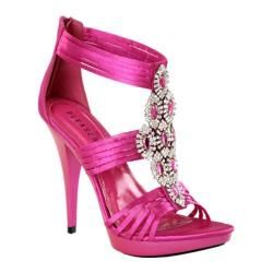 Women's Pleaser Revel 20 Fuchsia Satin Pleaser Sandals