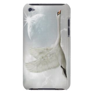 Elegant Swan in Flight iPod Touch Case
