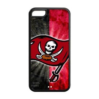 NFL Tampa Bay Buccaneers Team Logo Custom Design TPU Case Back Cover For Iphone 5c iphone5c NY380 Cell Phones & Accessories