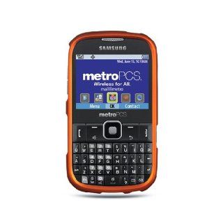 Orange Hard Cover Case for Samsung Comment Freeform III 3 SCH R380 Cell Phones & Accessories