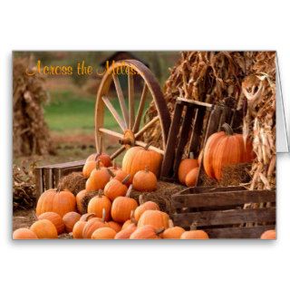 Harvest, Across the Miles Greeting Card