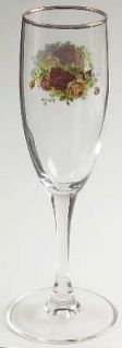 Royal Albert Old Country Roses Glassware Champagne Flute, Fine China Dinnerware