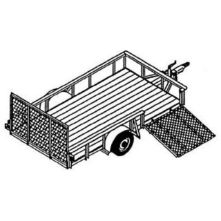 Trailer Blueprints   Utility Axle