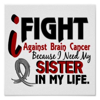 Need My Sister Brain Cancer Posters