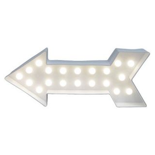 Room Essentials Marquee Arrow Large   White