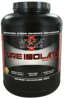 Muscle Gauge Nutrition   Pure Isolate Whey Protein Chocolate   5 lbs.