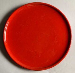 Waechtersbach Solid Colours Red Salad Plate, Fine China Dinnerware   All Red,Cou