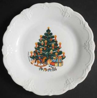 Tirschenreuth Tannenbaum Salad Plate, Fine China Dinnerware   Christmas Tree, Ba