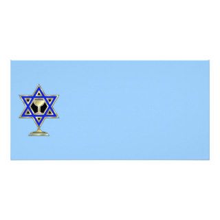 Jewish Star Photo Card