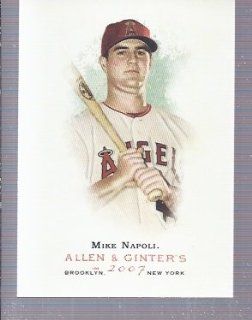2007 Topps Allen and Ginter #206 Mike Napoli Anaheim Angels Sports Collectibles