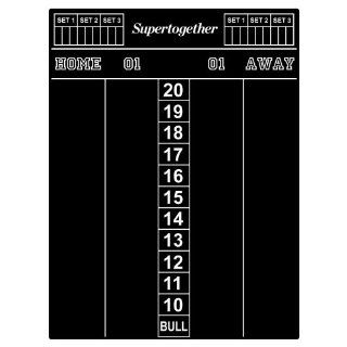 Repositionable Darts Scoreboard Chalkboard Wall Sticker   Regular (384 x 507 mm) Decal   Childrens Dry Erase Boards