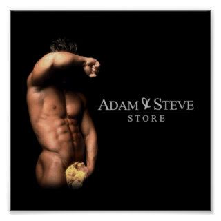 The Adam & Steve Store Framed Print