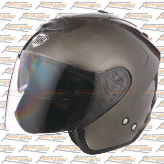 THH T 386 Helmet   X Large/Dark Silver Automotive